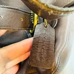 Vintage Legacy Brown Coach Leather One Shoulder Backpack Made in USA Coach | Bags | Vintage Legacy Brown Coach Leather One  main image 4